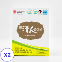 청인유산균 90포 x2개 (60일분)