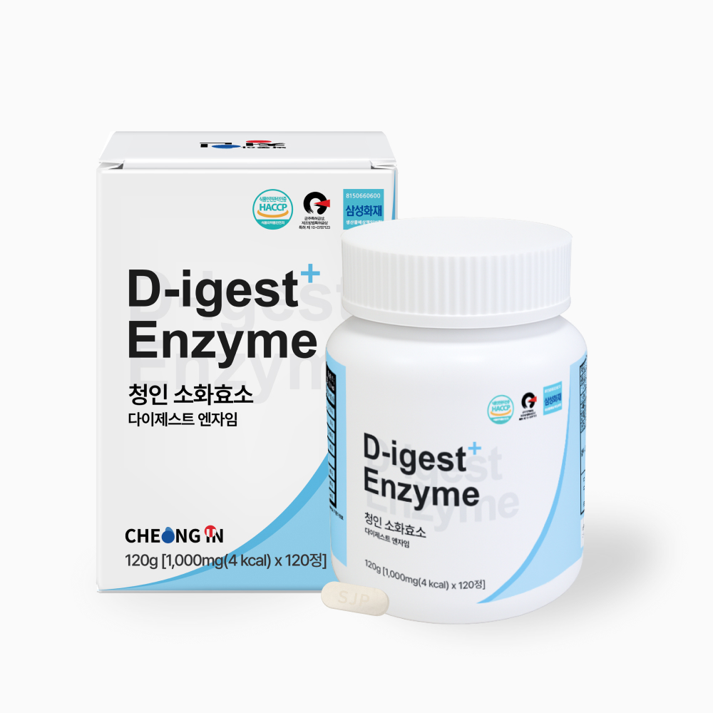 청인 다이제스트 엔자임 1,000mg (120정)