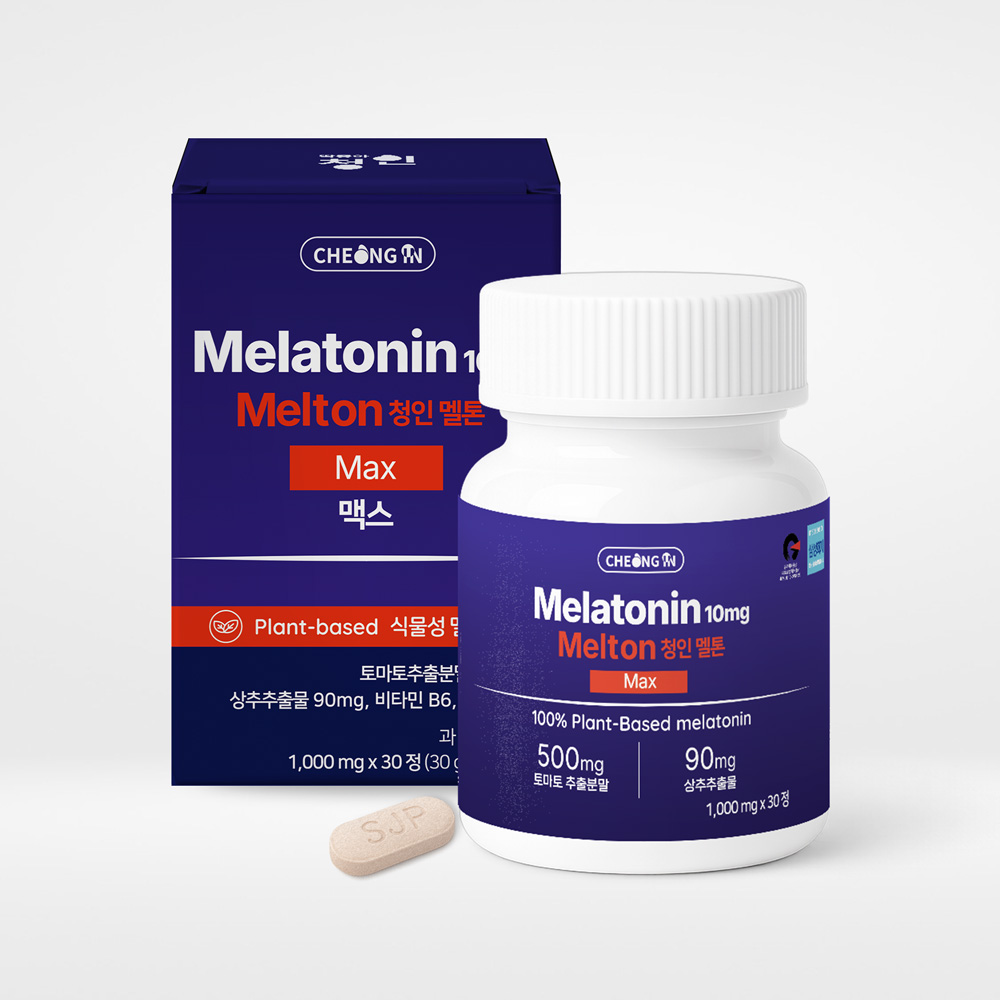 멜톤 식물성 멜라토닌 맥스 10mg (30정)