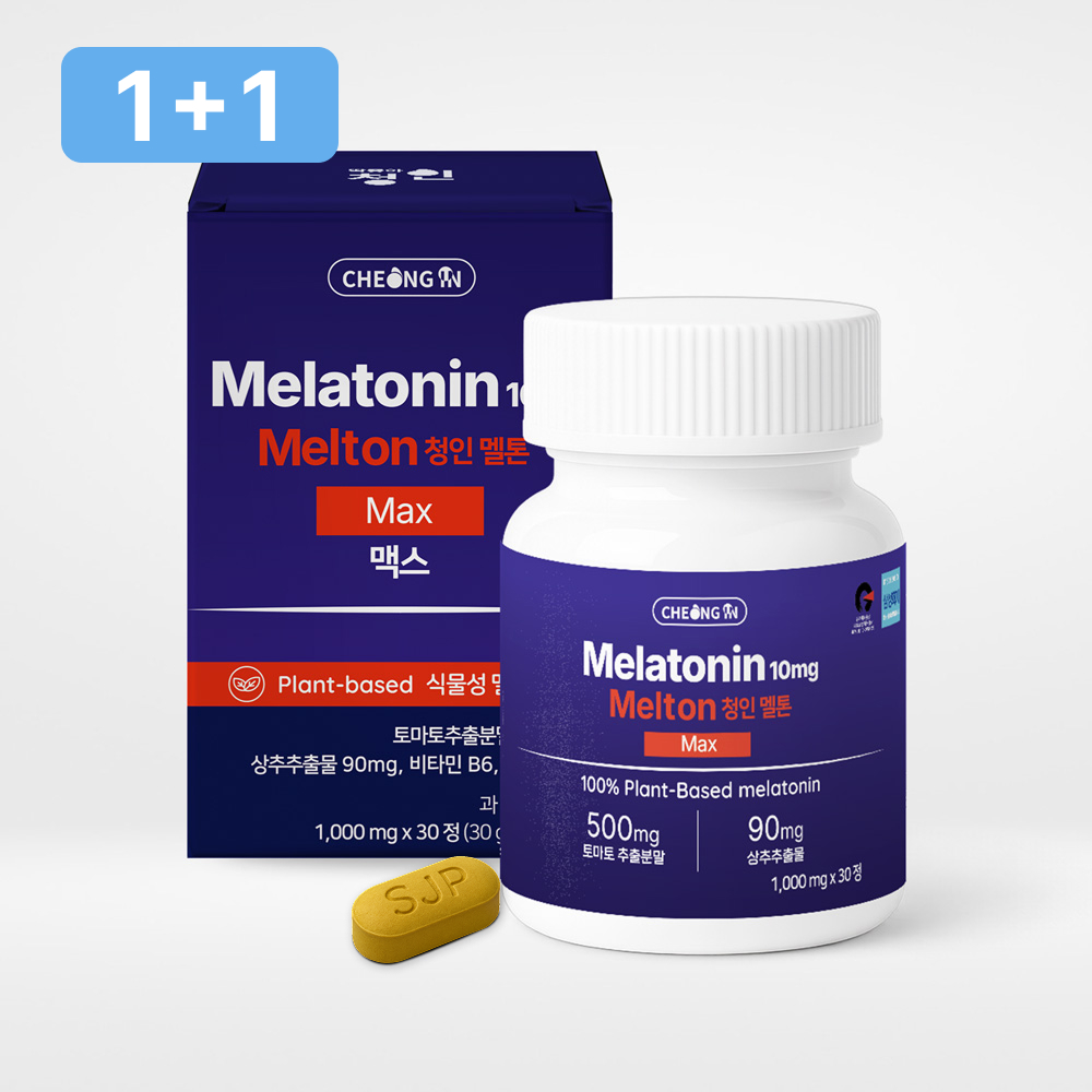 멜톤 식물성 멜라토닌 맥스 10mg (30정)